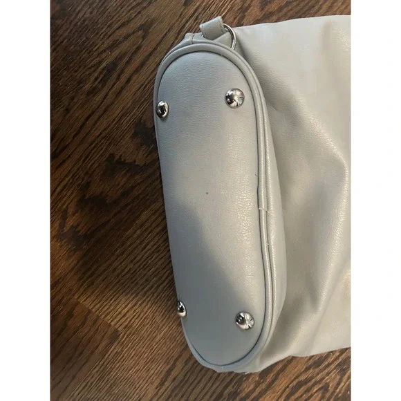 Disney Pixar Up House Balloons Tote Bag Grey Rainbow Vegan Leather Handbag - Picture 9 of 10